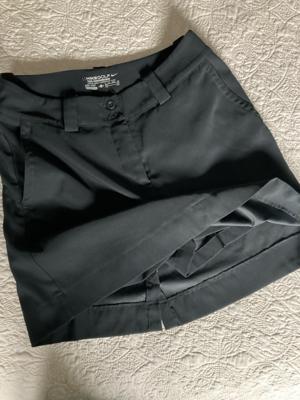Nike Black Women's Golf Skort with Built-In Shorts